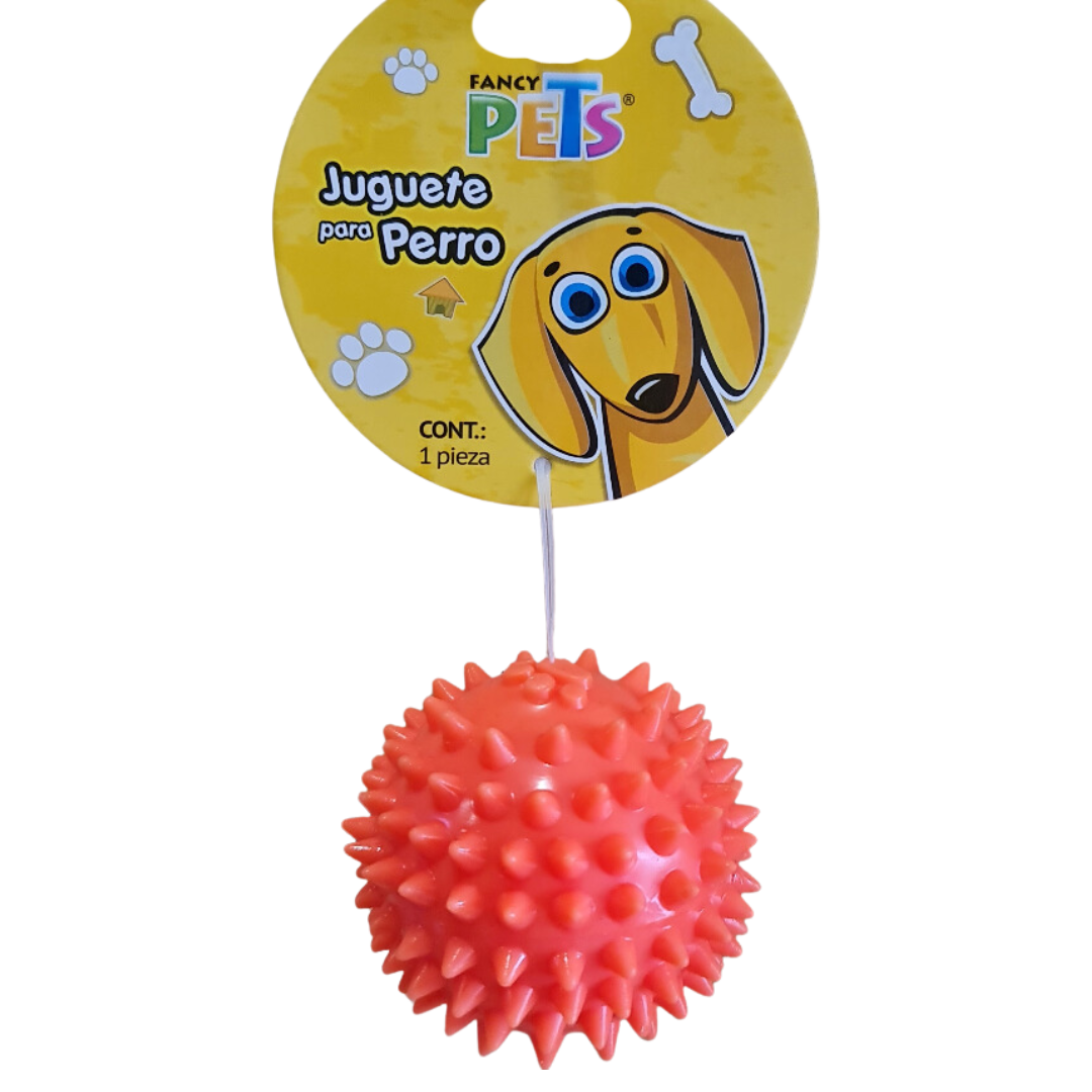 Fancy pets juguete para perro en for.a de pelita con picos