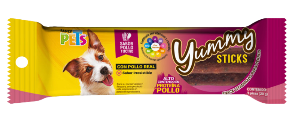 Yummy sticks sabor carne