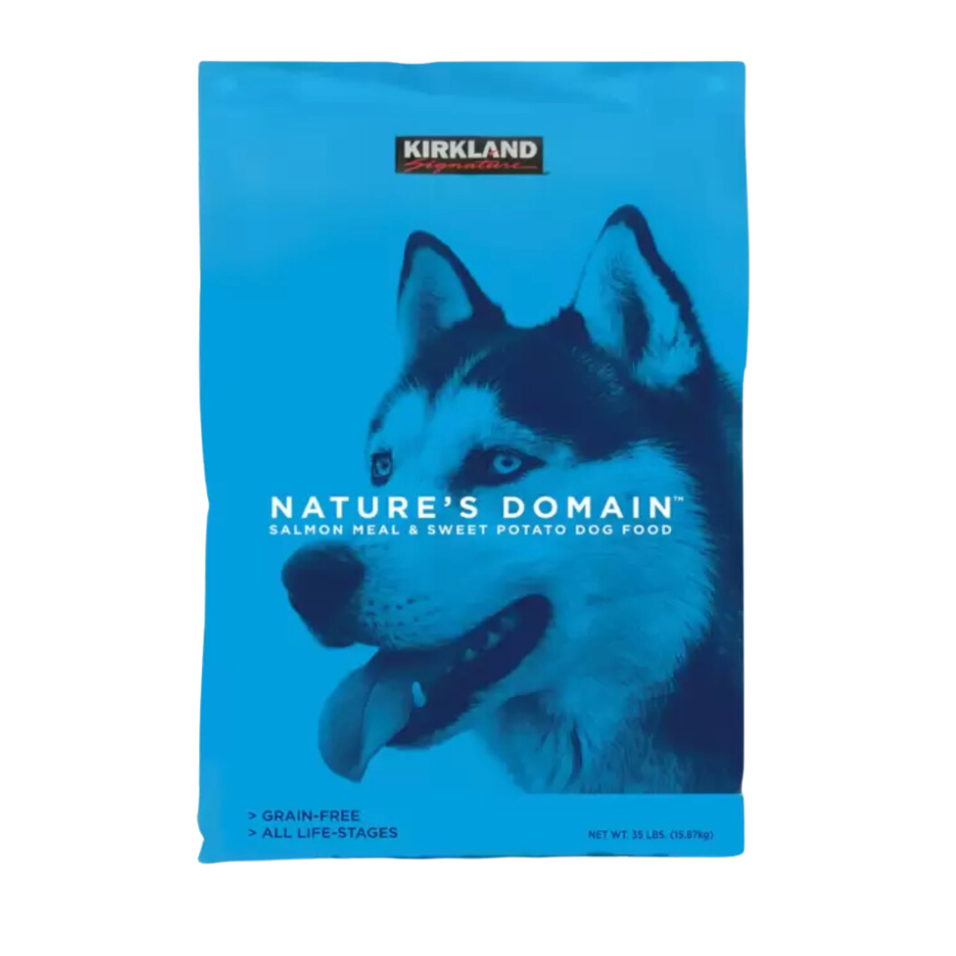 Kirkland Signature Nature's Domain Alimento para Perro con Salmón y Camote 15.87kg
