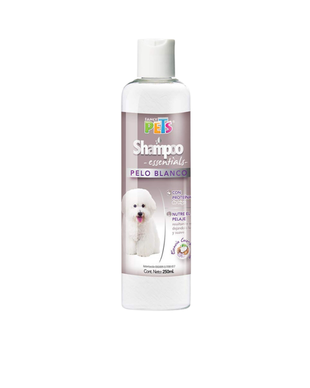 Shampoo pelo blanco fancy pets 250ml