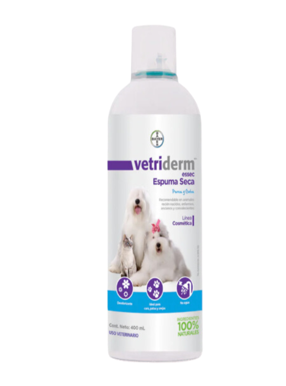 Bayer Vetriderm Espuma Seca
