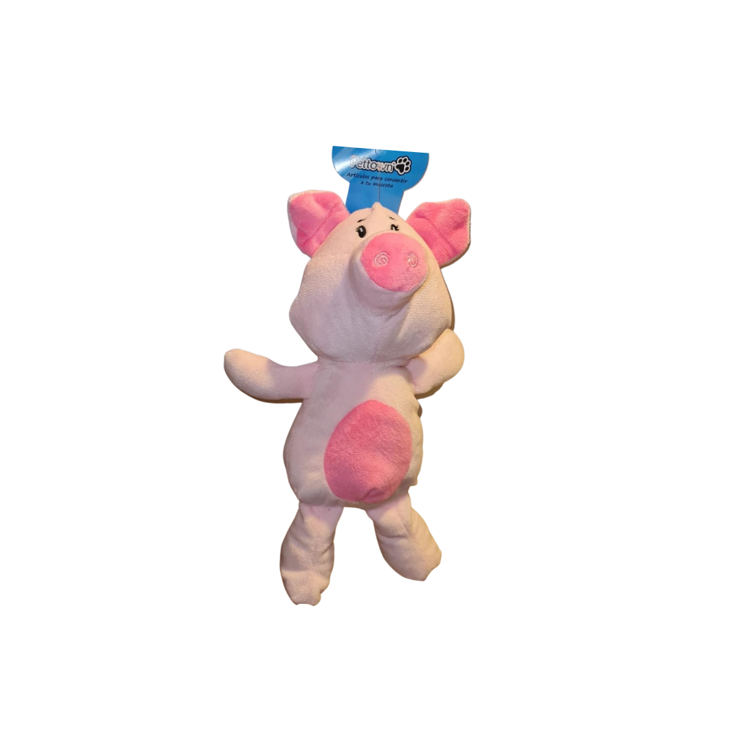 Pettown Juguete de peluche cerdito chico