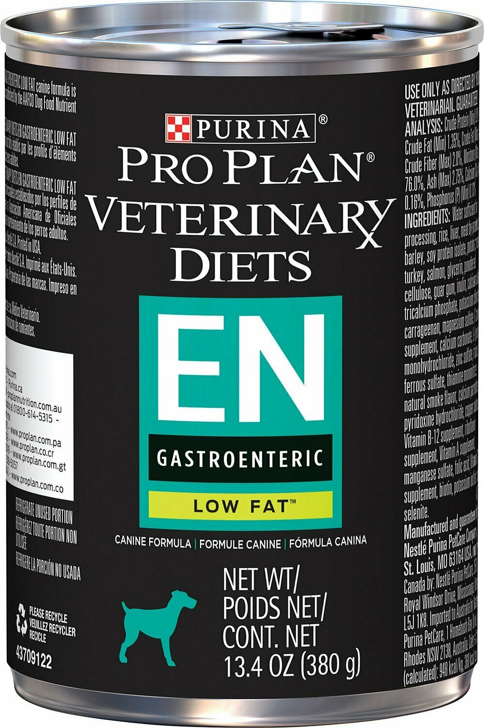 Proplan Veterinaria EN low fat lata canino
