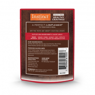 Instinct Healthy Cravings de Res Canino