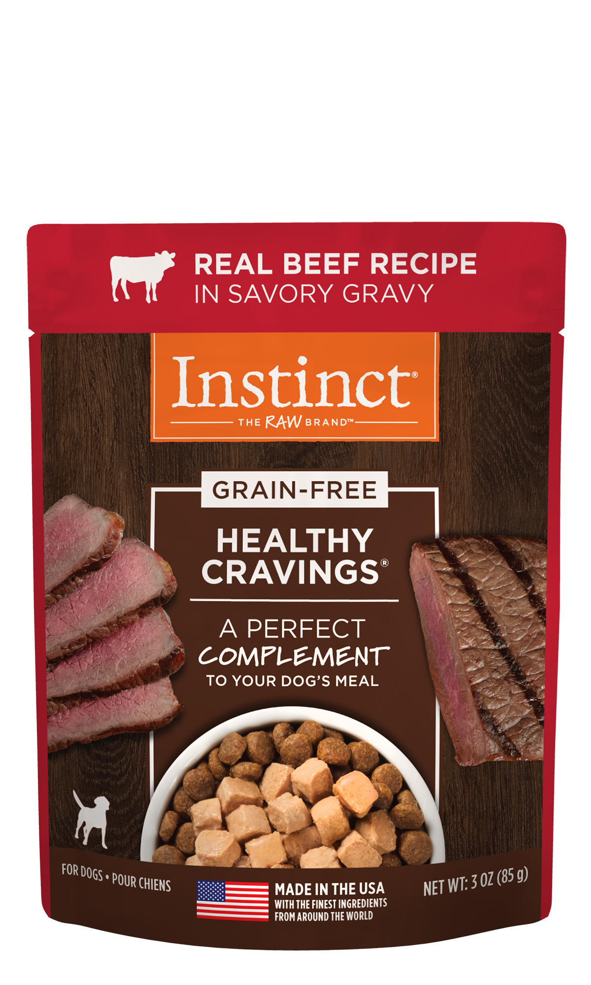 Instinct Healthy Cravings de Res Canino