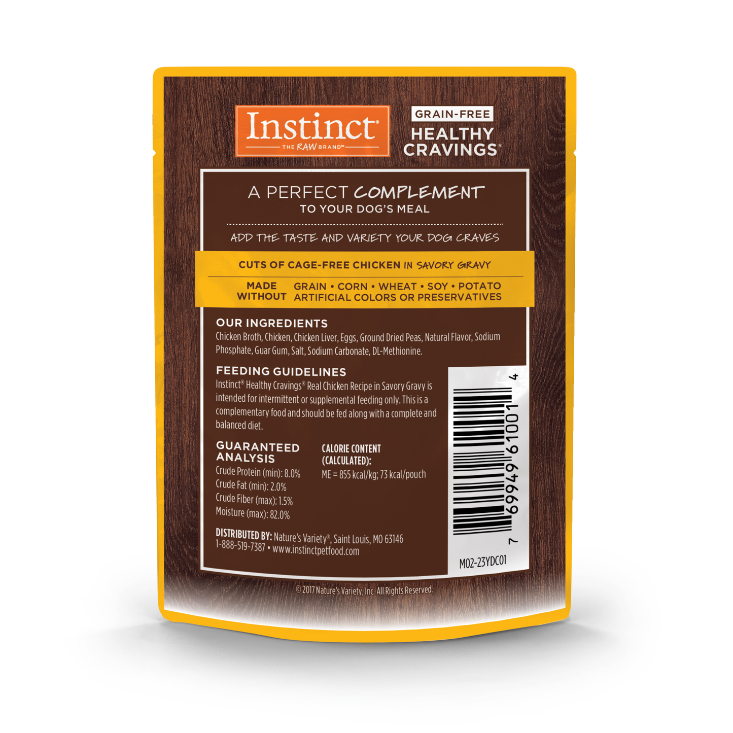 Instinct Healthy Cravings de Pollo Canino (sobre)