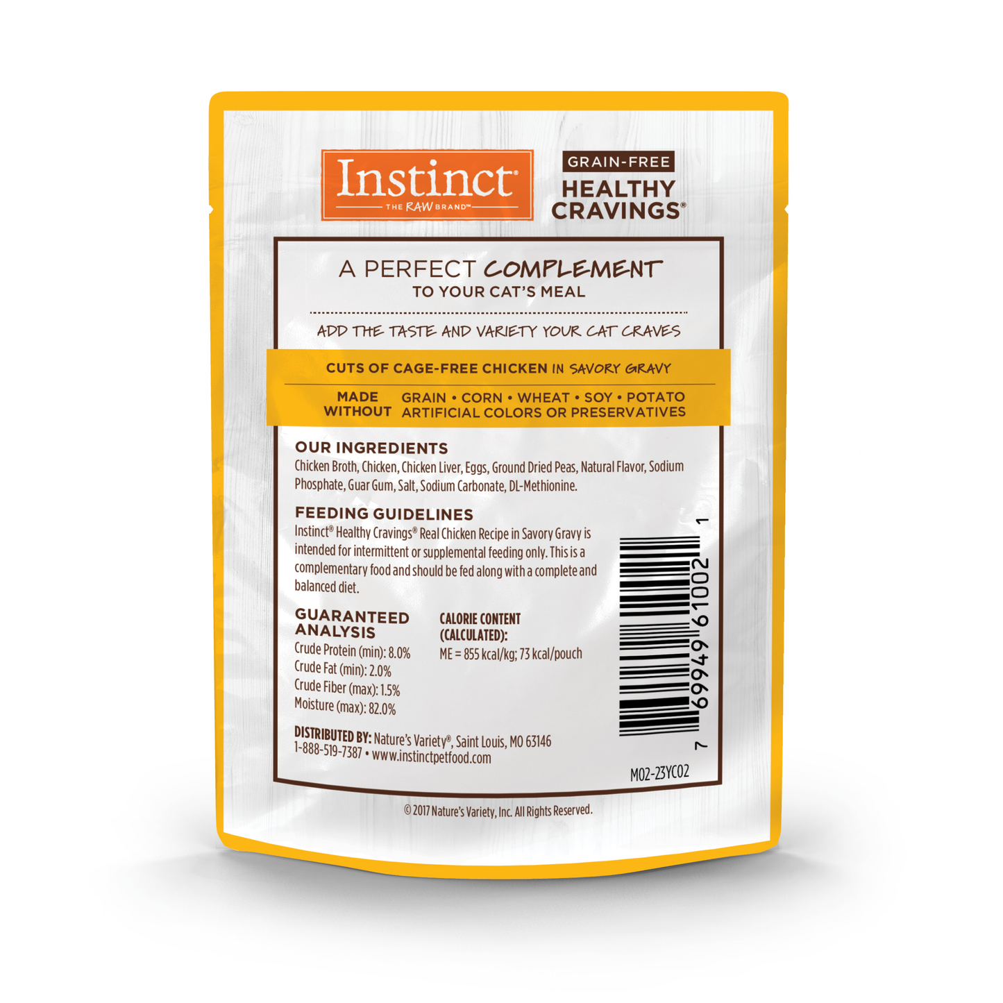 Instinct Healthy Cravings de Pollo Felino