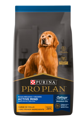 Proplan active mind raza mediana y grande