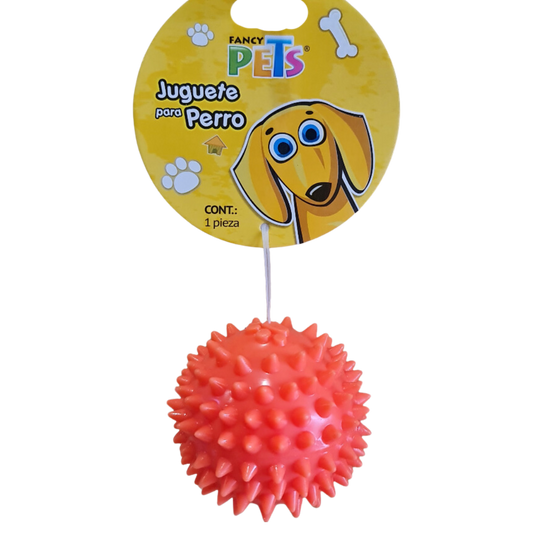 Fancy pets juguete para perro en for.a de pelita con picos