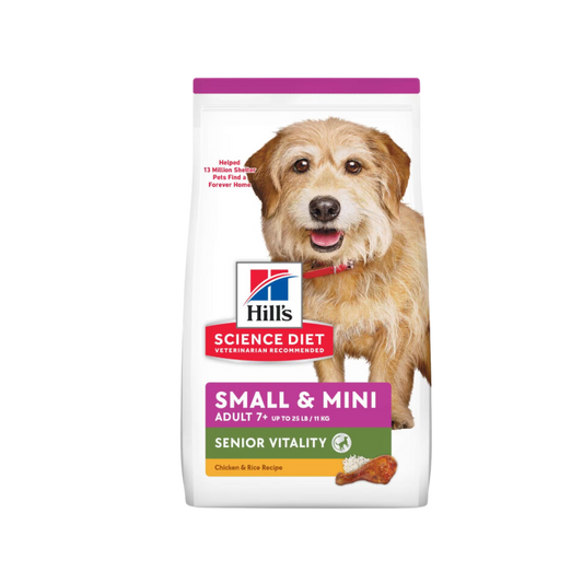 Hill´s adulto 7+ Senior Vitality Small and Mini - Cani Delights