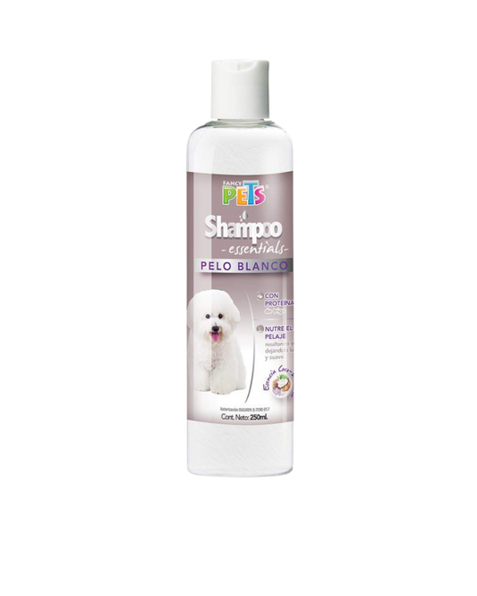 Shampoo pelo blanco fancy pets 250ml