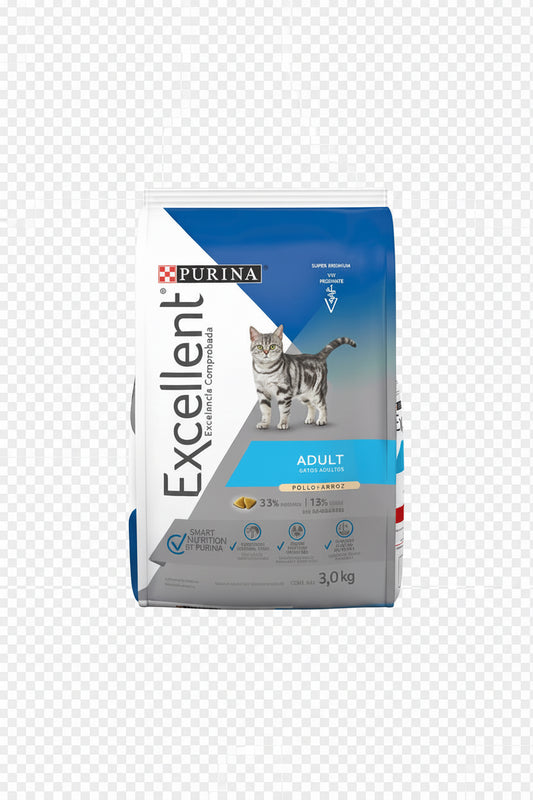 Purina Excellent Gato adulto con pollo y arroz - Cani Delights