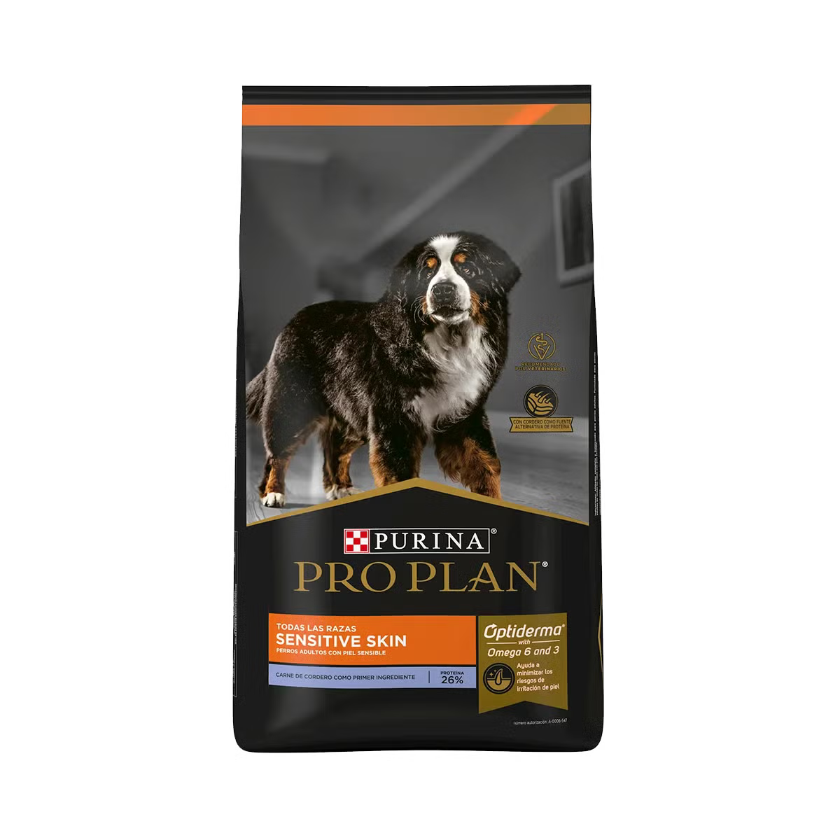PROPLAN Sensitive Skin Adulto Todas las Razas con Optiderma Sabor Cordero