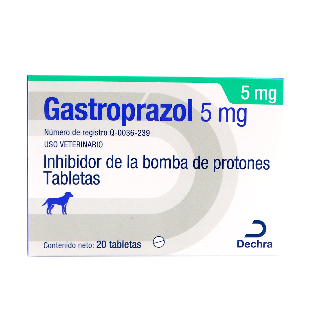 Dechra Gastroprazol 20 tabletas 5 mg