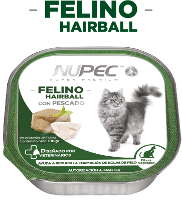 Nupec Hairball alimento húmedo