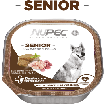 Nupec Senior alimento húmedo