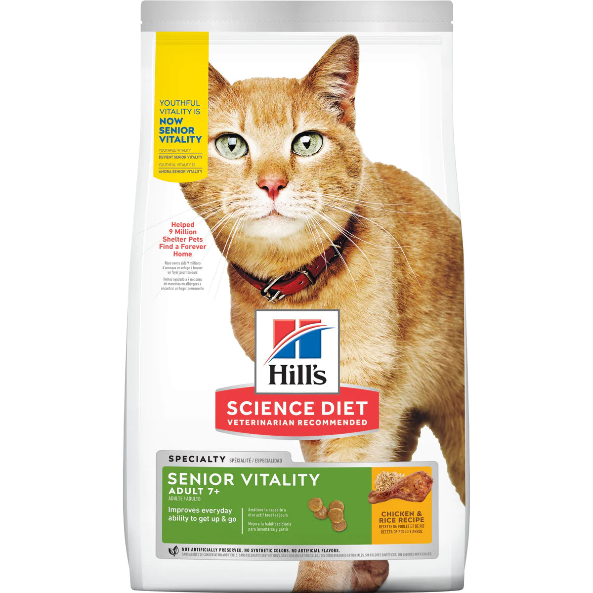 Hill's Science Diet Felino Adult 7+ Youhful Vitality