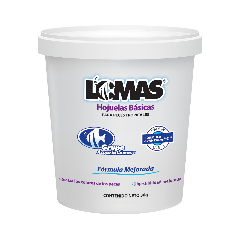 Hojuelas básicas para peces 30 gr
