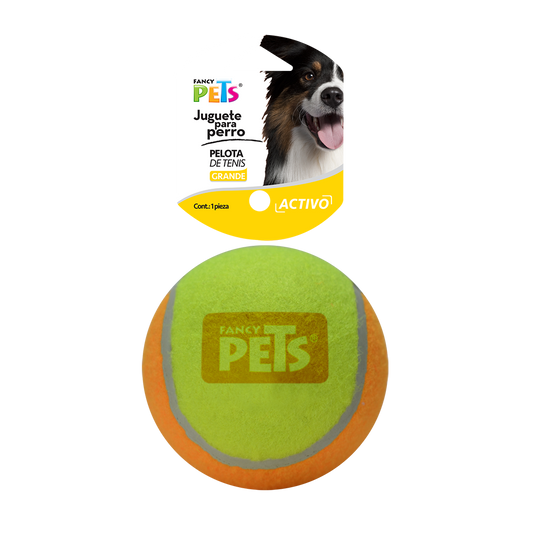Pelota de tenis bicolor grande fancy pets