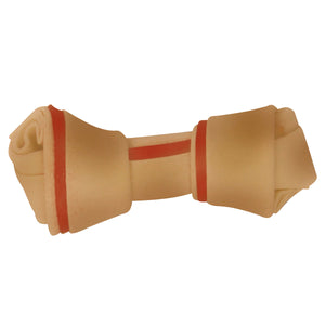 SmartBones Carnaza Vegetal Huesitos Receta Crema de Cacahuate Tamaño Mediano para Perro 4 Piezas