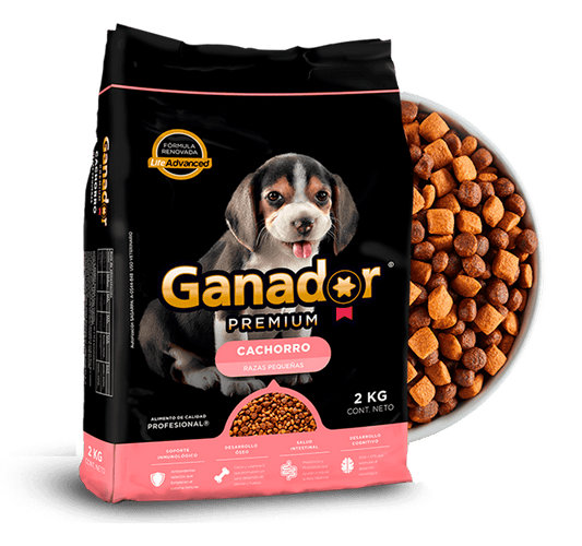 Ganador cachorro premium raza pequeña 20kg